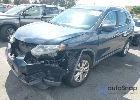 2016 Nissan Rogue Sv z USA, uszkodzony, nr VIN KNMAT2MT8GP715976